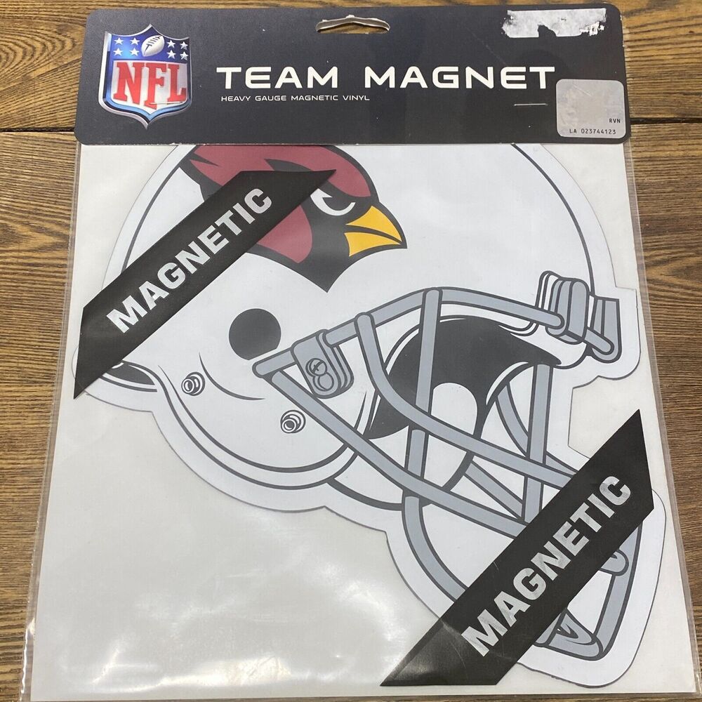 8 Inch NFL Arizona Cardinals Helmet Magnet Logo Fremont Die Car Truck Team Sport